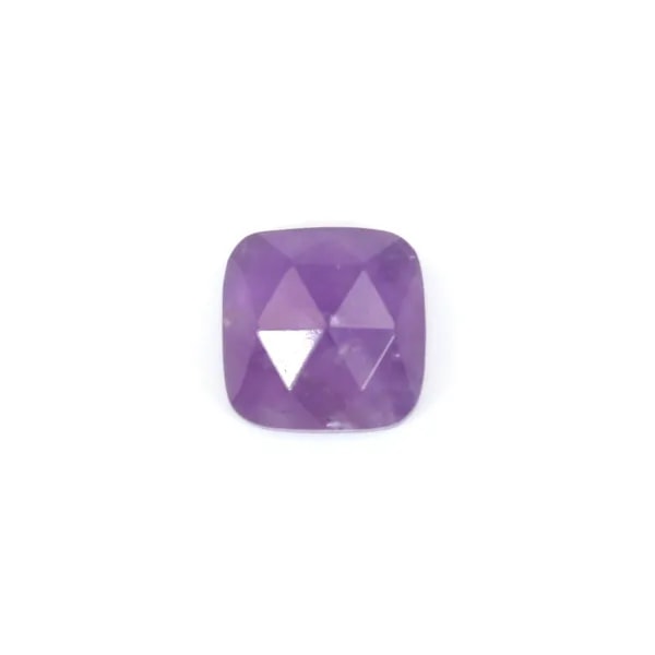 Amethyst Quadrat facettiert Cabochon 9mm x 1pc