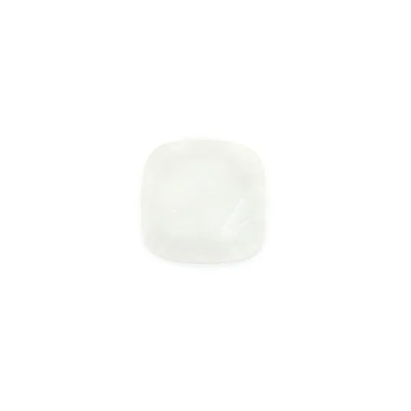 Mondstein Cabochon quadratisch facettiert 9mm x 1pc