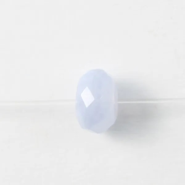 Calcédoine Rondelle Facette 3x5mm x 10pcs