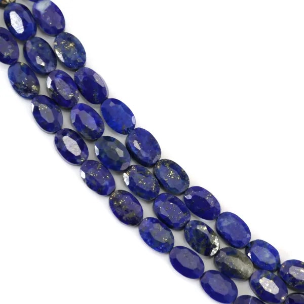 Lapis Lazuli ovale facetté 4x6mm x 39cm