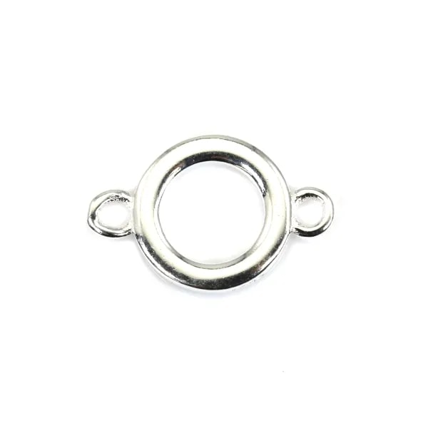 Spacer round openwork 8x12mm - Silver 925 x 1pc