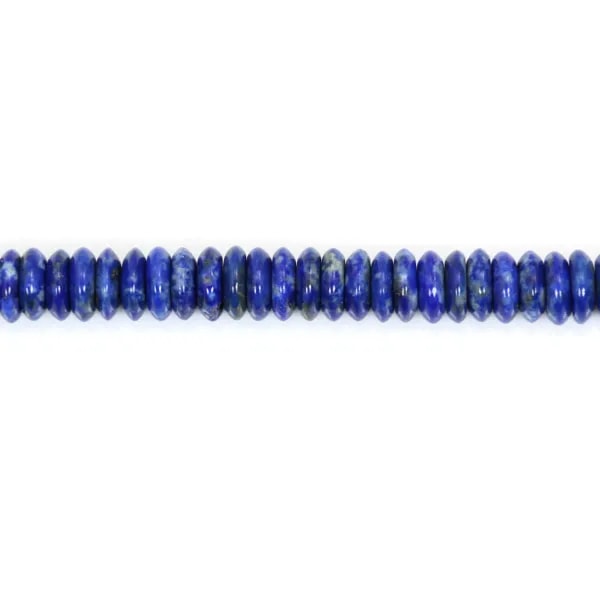 Lapis lazuli rondelle 6mm x 8 pcs