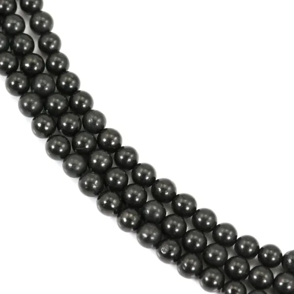 Shungite rond 4mm x 40cm
