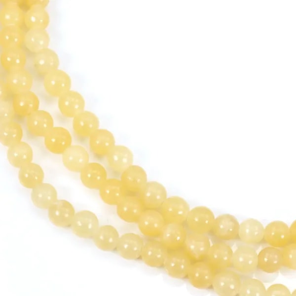 Jade lemon rond 6mm x 40cm