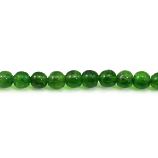 Tsavorite round  3mm x 40cm