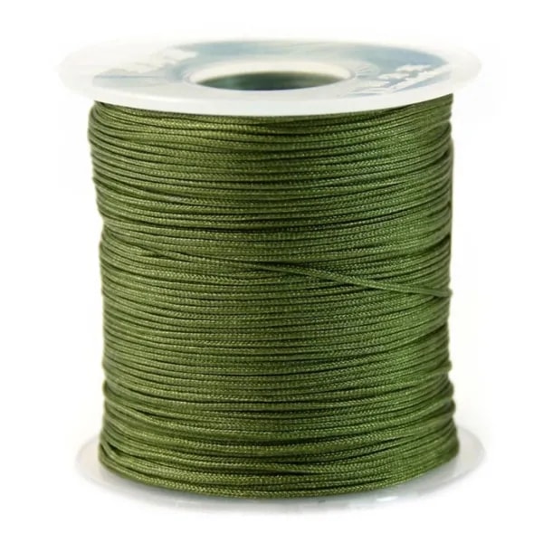 Green Thread polyester 0.8mm x 100 m