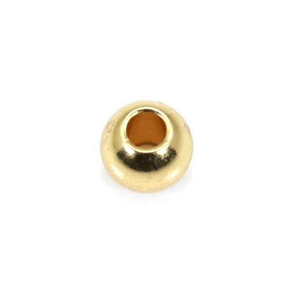 Perle boule 4mm - Acier Inox 304 doré x 10pcs