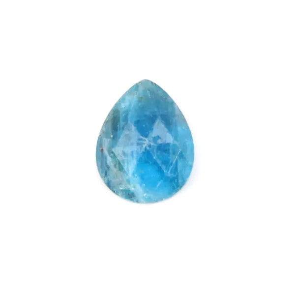 Cabochon Apatit Tropfen facettiert 8x10mm x 1pc