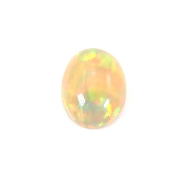 Cabochon d'opale ethiopienne, multicolore, de forme ovale, 7 * 9mm x 1pc