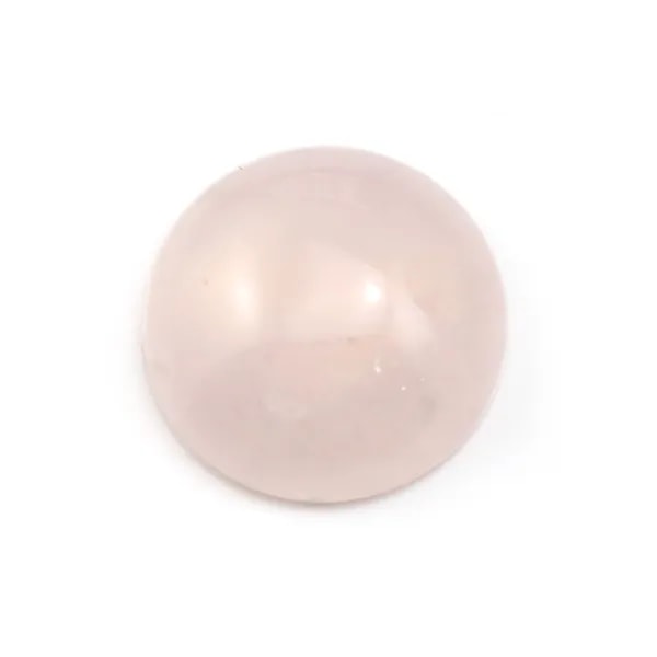 Cabochon Quartz Rose Rond-plat 16mm x 2pcs