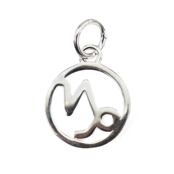 Charm segno zodiacale 10x15 mm - Capricorno - Argento 925 x 1 pz