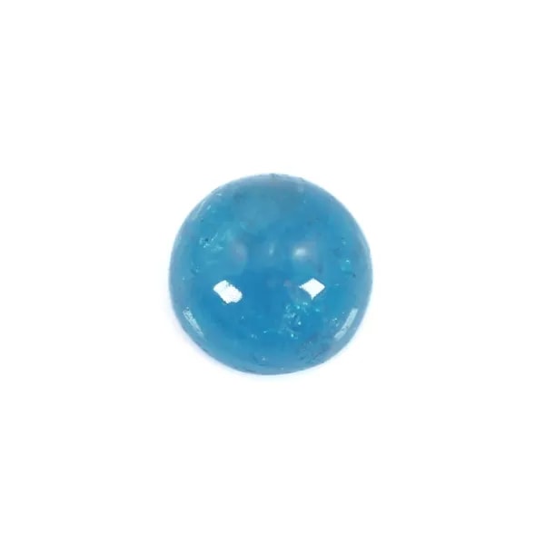 Cabochon Apatit rund 6mm x 1pc