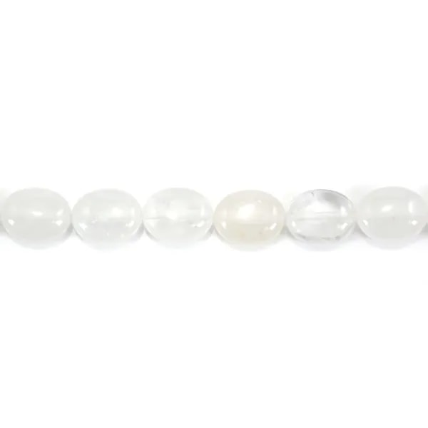 Cristal de roche Ovale 8x12mm x 4pcs