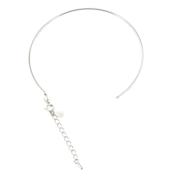 Armband verstellbar 0.9mm mit Schraubverschluss und Verlängerung - Rhodiniertes 925er Silber x 1 Stück