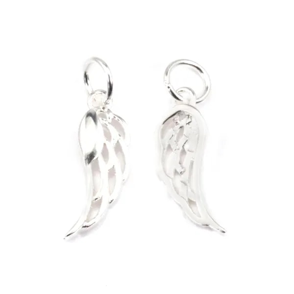Pingente Asa 5x19mm - Prata 925 x 1 unidade