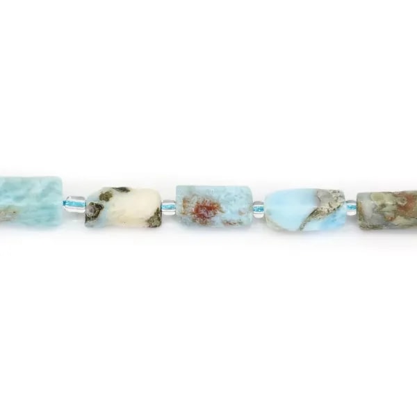 Baroque Larimar 7x11mm x 40cm