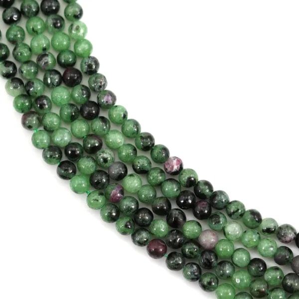 Rubi Zoisite redondo 3mm x 39cm