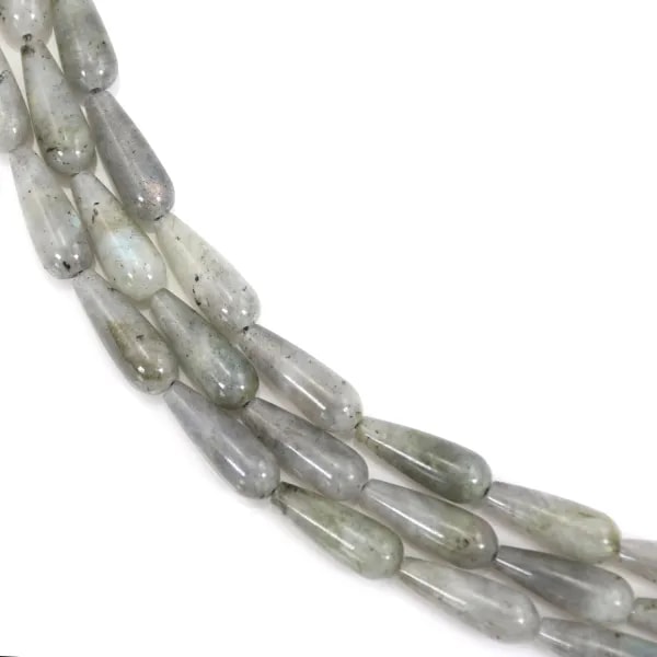 Labradorit Tropfen 6x16mm x 39cm