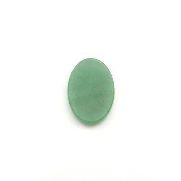 Cabujón de Aventurina ovalado plano 13x18mm x 1ud.