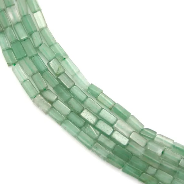 Aventurine rectangle 2x4mm x 38cm