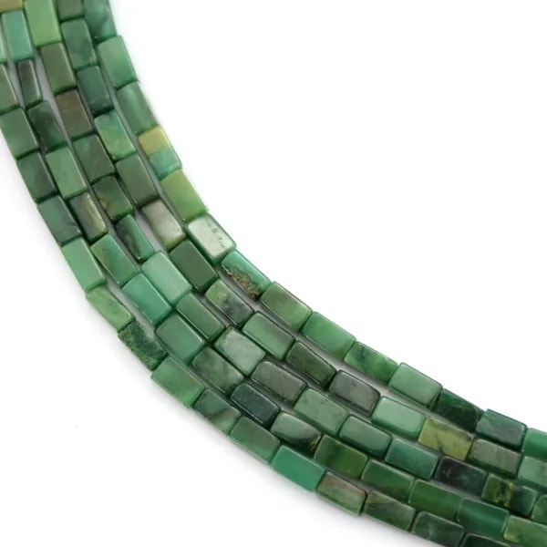 Jade Africano rectangular 2x4mm x 39cm