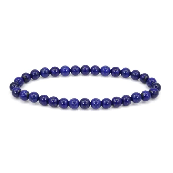 Pulsera Lapislázuli redonda 6mm - Elástica x 1ud