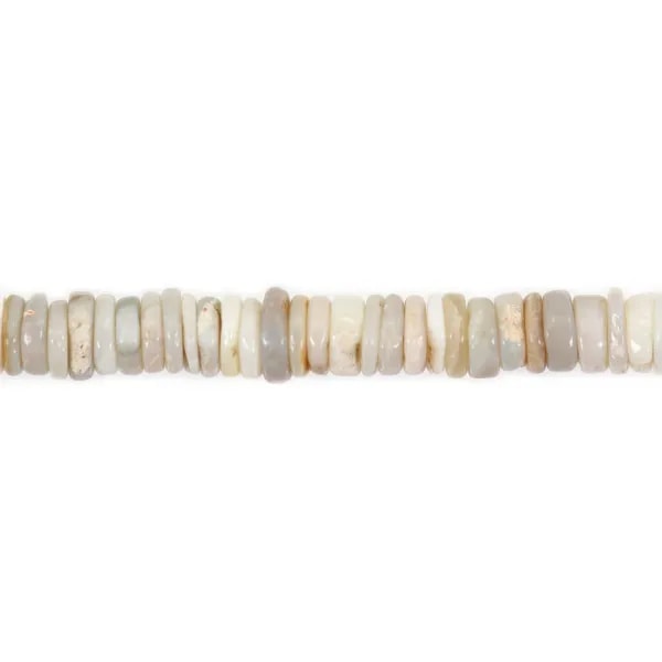 Opal aus Australien, Rondelle Heishi, 6-7mm x 40cm