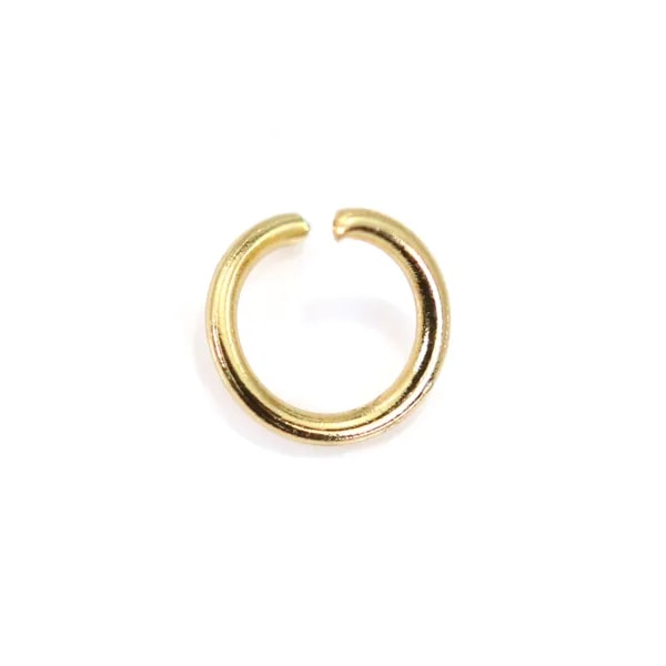 Anneaux ouverts 6x0.7mm - Aço Inoxidável Dourado 304 x 20pcs
