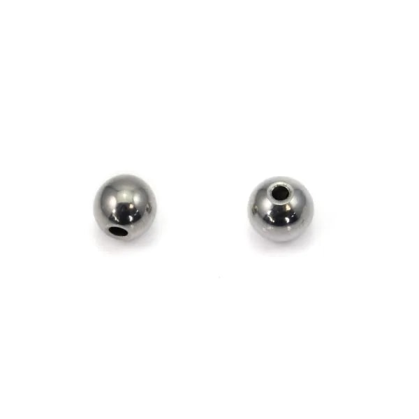 Perlenkugel 6mm - Edelstahl 304 x 10 Stück
