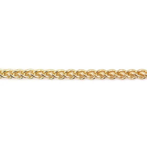 Palmierketten 1.6mm - Vergoldet auf Messing x 1m