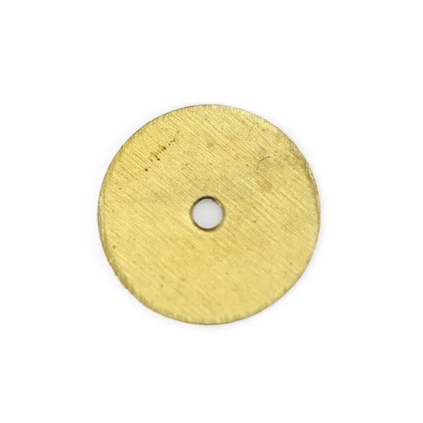 Raw brass disc 6mm x 20pcs