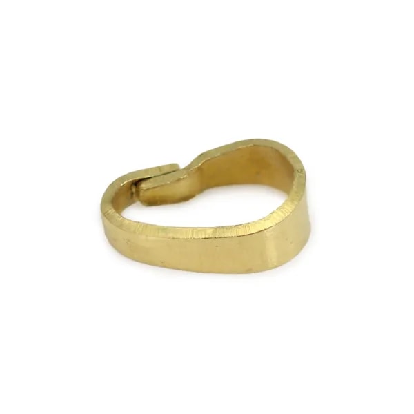 Bail in raw brass 7mm x 30pcs