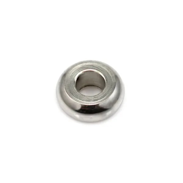 Perla disco Heishi 1.5x4mm - Acero Inoxidable 304 x 20 piezas