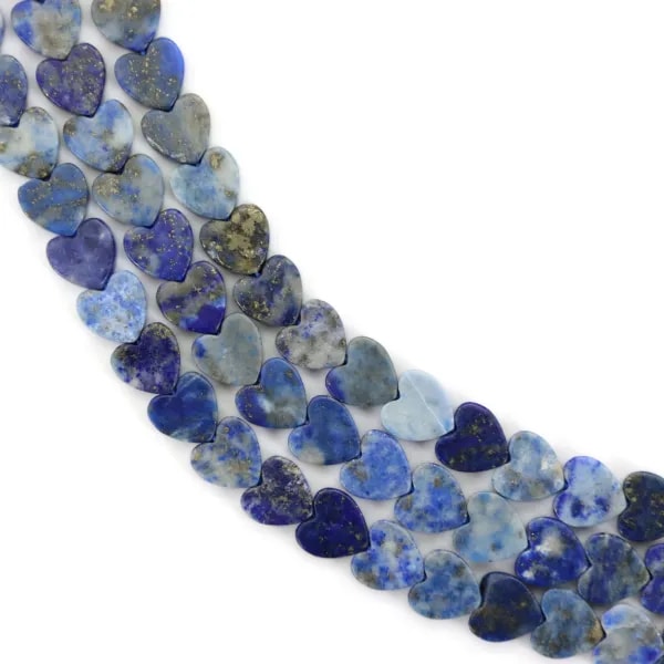 Lapis Lazuli heart 6mm x 39cm