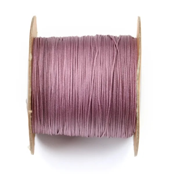 Fil polyester rose balais 0.5 mm x 180m