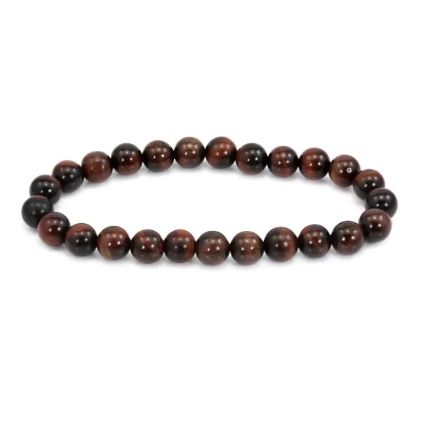 Armband Runder Bullenauge 8mm - Elastisch x 1 Stk.