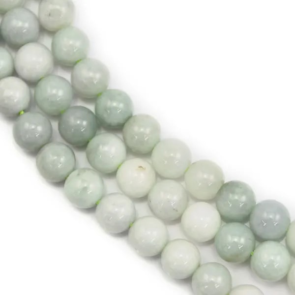 Jade Natur rund 8-8.5mm x 40cm