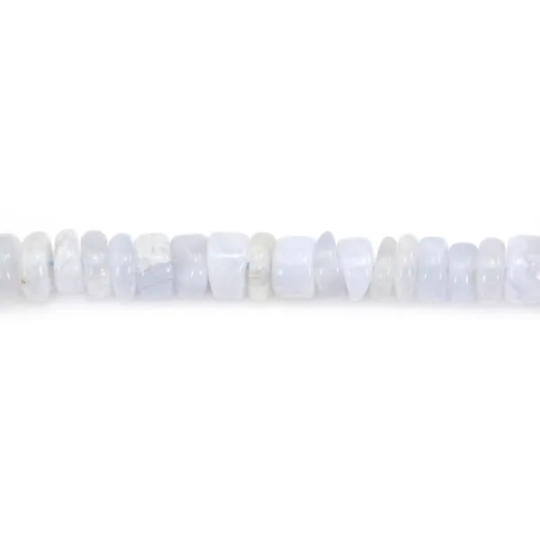 Chalcedon Rondelle Heishi 6-8mm x 40cm