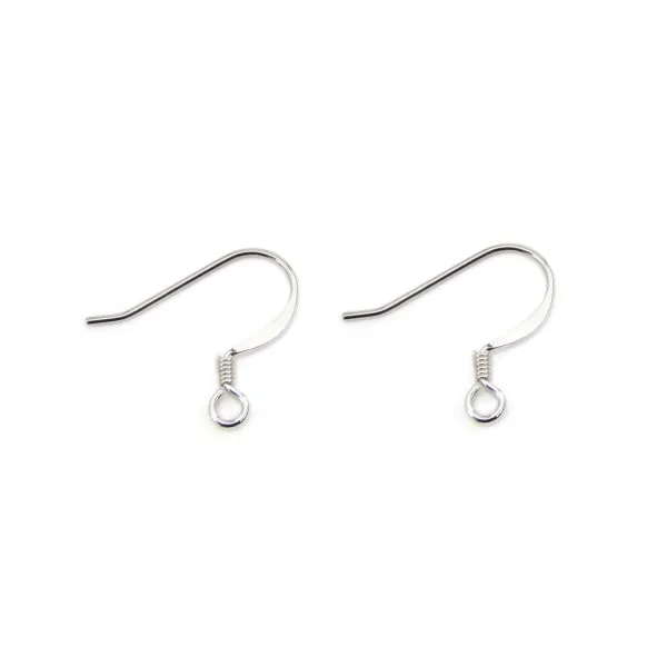 Ohrhaken mit Feder 0.7x16mm - Silber 925 x 2 Stück