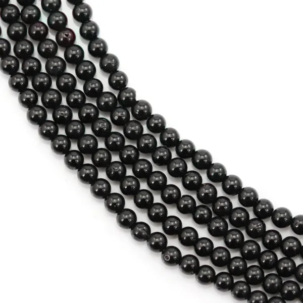 Tormalina nera rotonda 3mm x 39cm