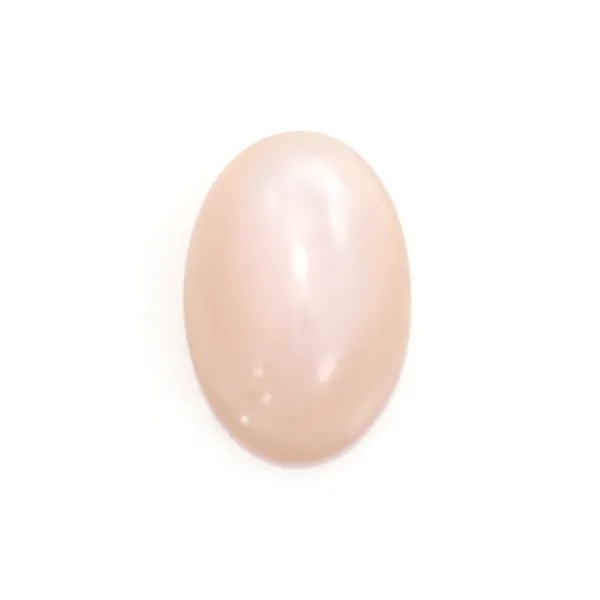 Cabochon Perlmutt rosa oval 4x6mm x 2 Stücke