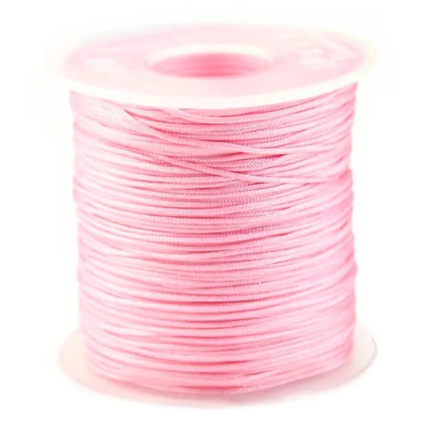 Rosa Polyesterfaden 0,8 mm x 5 m