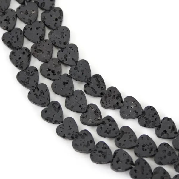 Pietre Laviche 6mm Cuore 38cm per Creazione di Gioielli