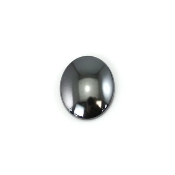 Cabochon Ematite Ovale 10x12mm – Lotto di 6 Pietre Naturali