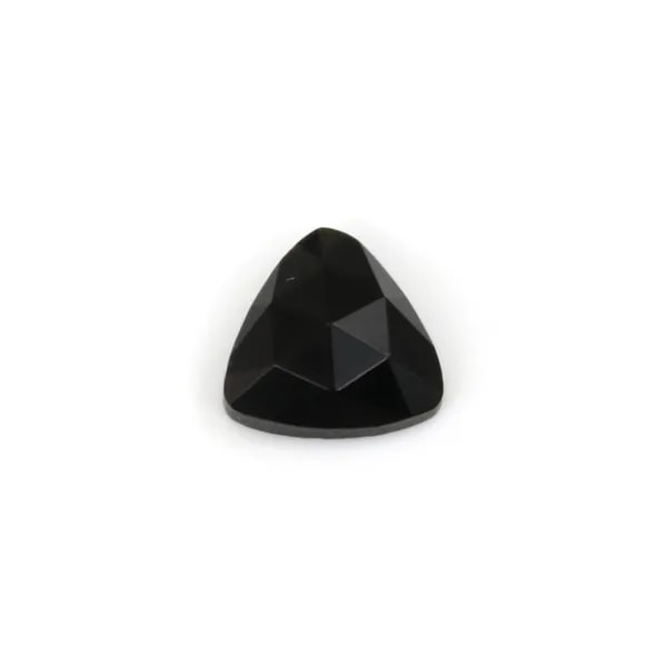 Cabochão Obsidiana Negra Triângulo Facetado 10mm – Pedra Natural