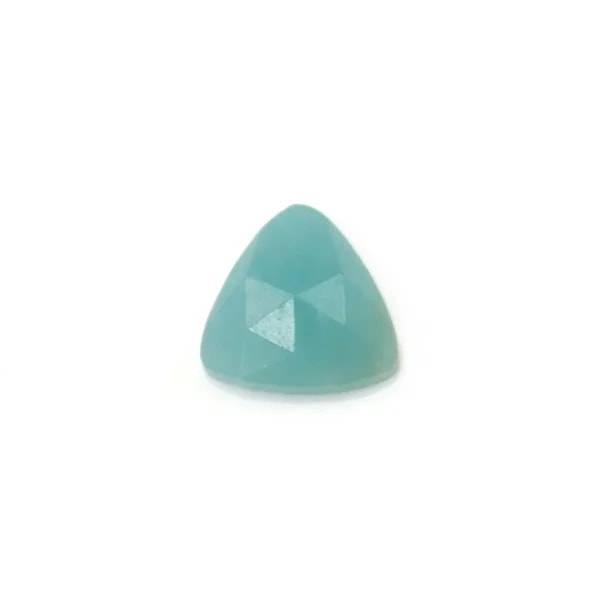 Cabochão Amazonita Facetado Triângulo 10mm – Pedra Natural