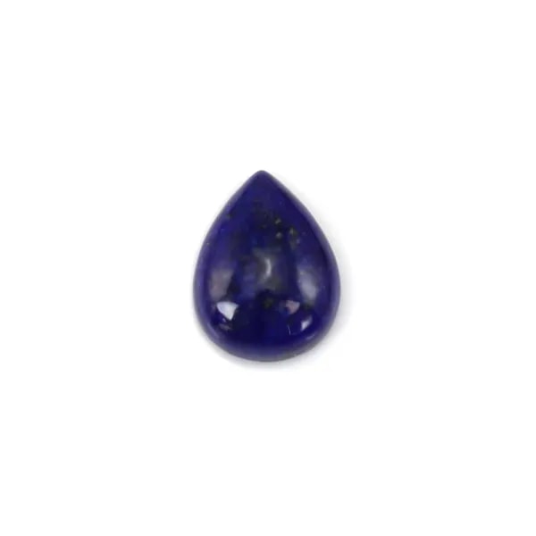 Lapis Lazuli Teardrop Cabochons 6x8mm – Lot of 2 Natural Stones