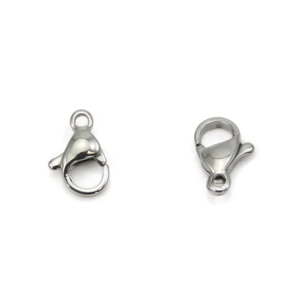 Lobster clasp 10mm - Stainless Steel for necklace making