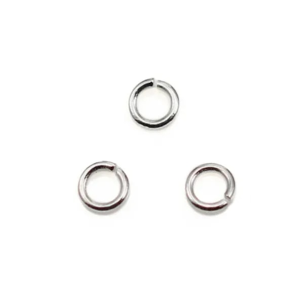 Round open jump rings 3mm - Stainless Steel for jewelry making