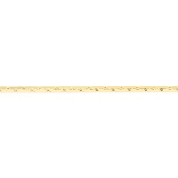 Schlangenkette 0.7mm | Gold-Finish | Großhändler für Schmuckzubehör
